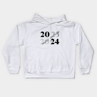 2023 TO 2024 NEVER GIVEUP Kids Hoodie